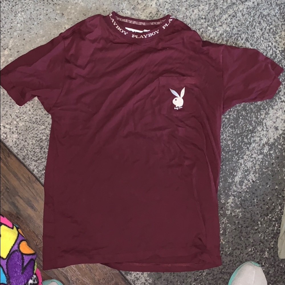 Maroon Playboy Shirt